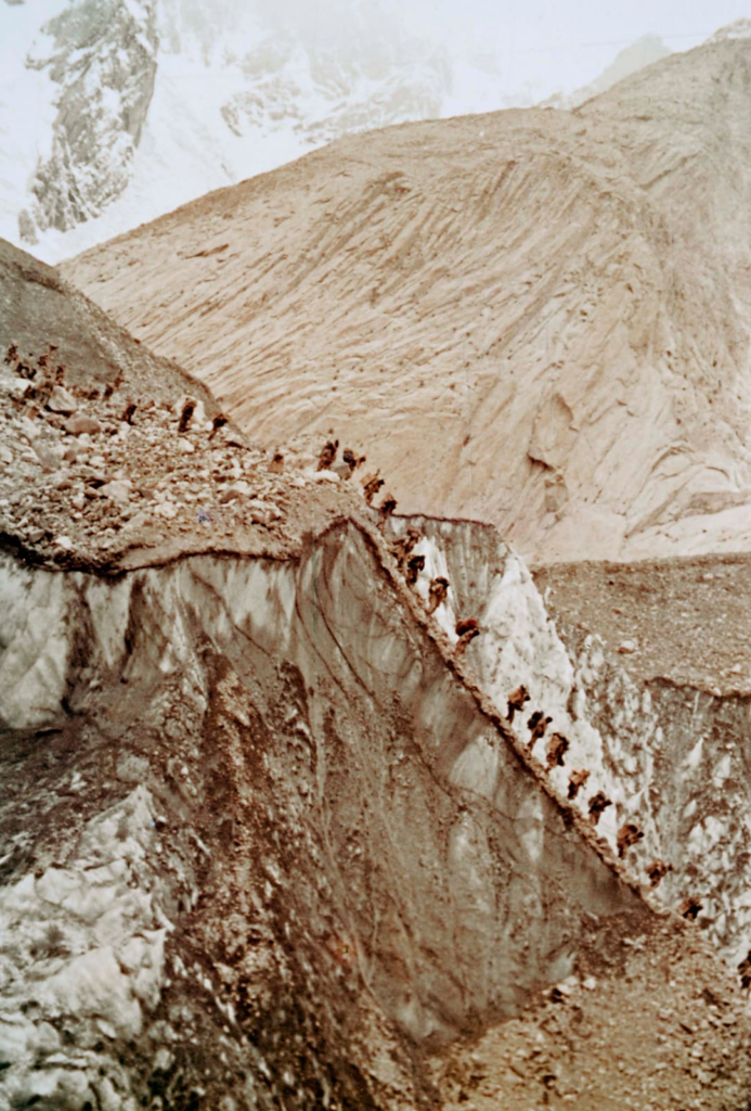 Porters, the expedition crew of K2 first ascent 1954
