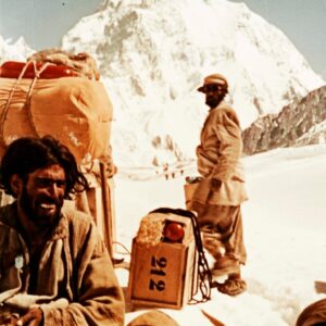 K2 First ascent 1954, porters in front of the K2
