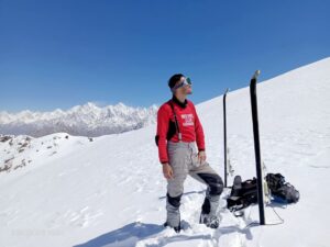 Touring Ski Khor Peak Hoper Nager in Pakistan