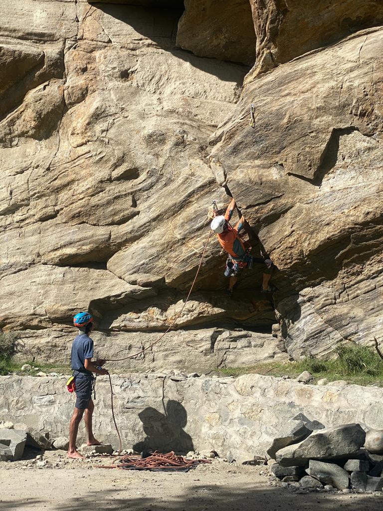 Rock Climbing Bua Ghus Aliabad in Hunza