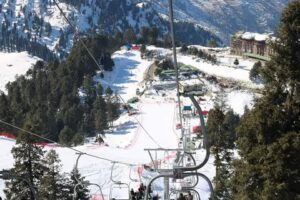 Skiing in Malam Jaba, Swat valley, Pakistan