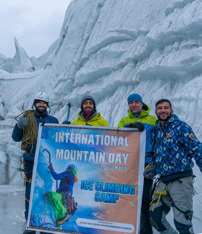 Ice climbing by GilgitBaltistan Mountaineering Council