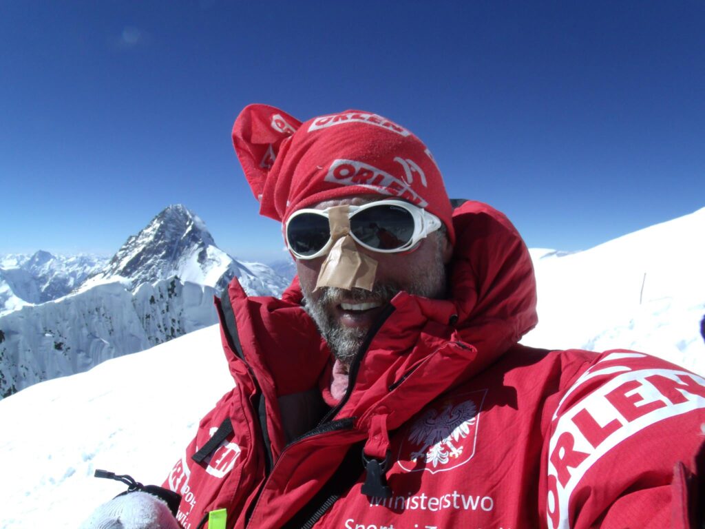 Karim Hayat on the Broad Peak 2014