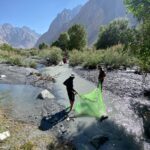 Fishing in Misgar, Kilik and Mintika Pass trek.