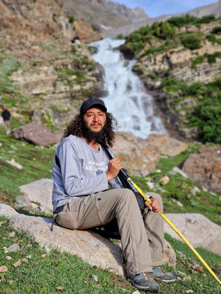 Karim Shah, like a Dervaish wondering through the fairy meadows of Yasin